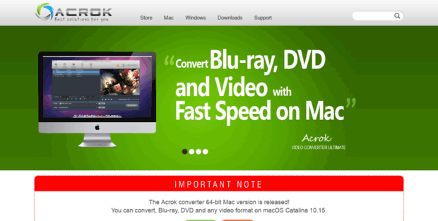 acrok video converter ultimate best configuration for blu ray disk
